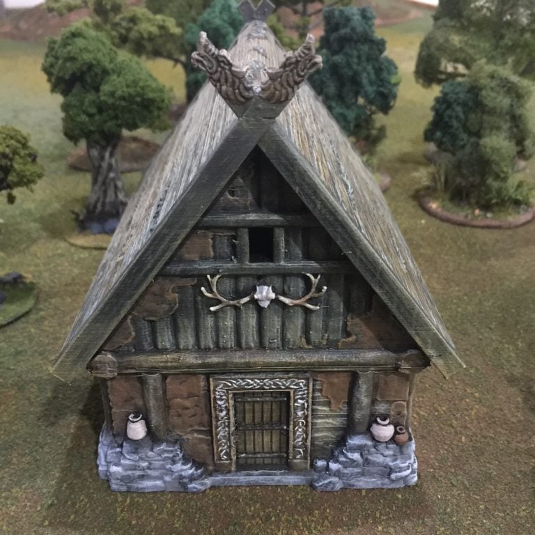 Barbarian House - Printable Scenery