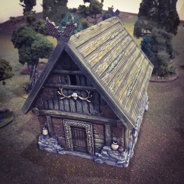 Barbarian House - Printable Scenery
