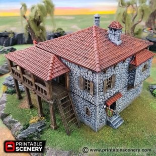 Port Tavern 3d printable Caribbean warhammer age of sigmar dungeons and dragons