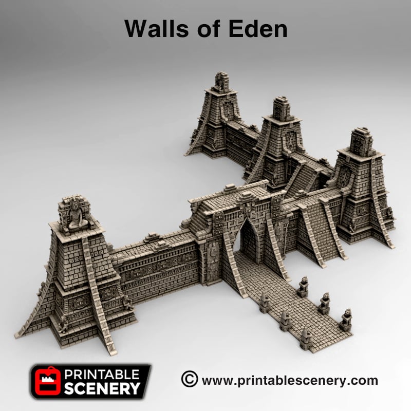 Eden Central Ruins - Printable Scenery