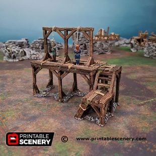 3d Gallow Square Age of Sigmar Dnd Dungeons and Dragons frostgrave mordhiem tabletop games
