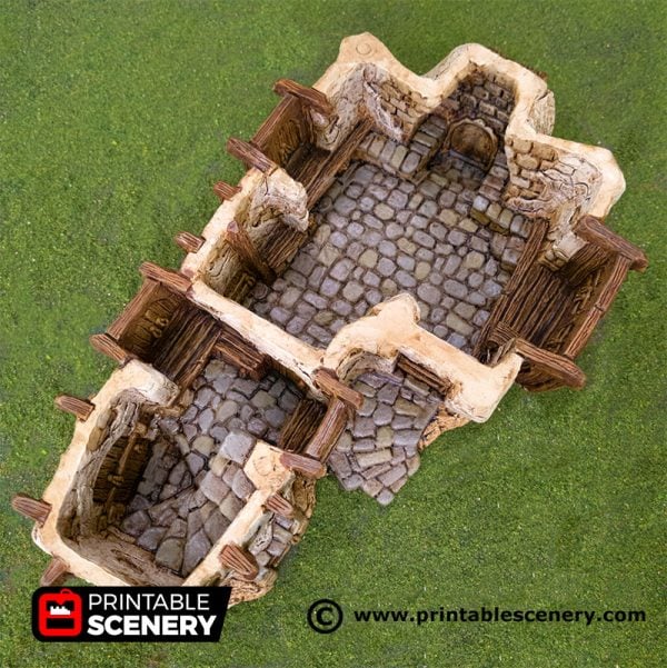 3D Printed Hagglethorn Hollow Longhouse Age of Sigmar Dnd Dungeons and Dragons frostgrave mordheim tabletop games kings of war warhammer 9th age pathfinder rangers of shadowdeep