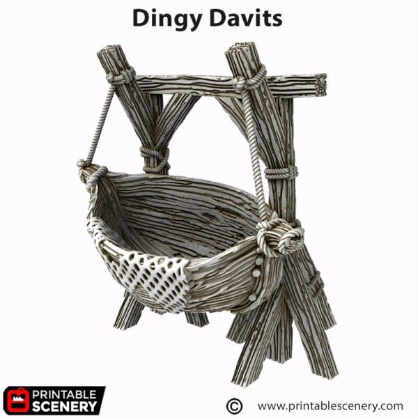 Dingy Davits 3d print file