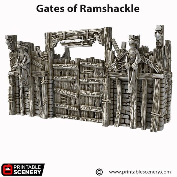 Gates of Ramshackle 3d print file