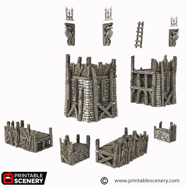 Ramshackle Ramparts 3d print file