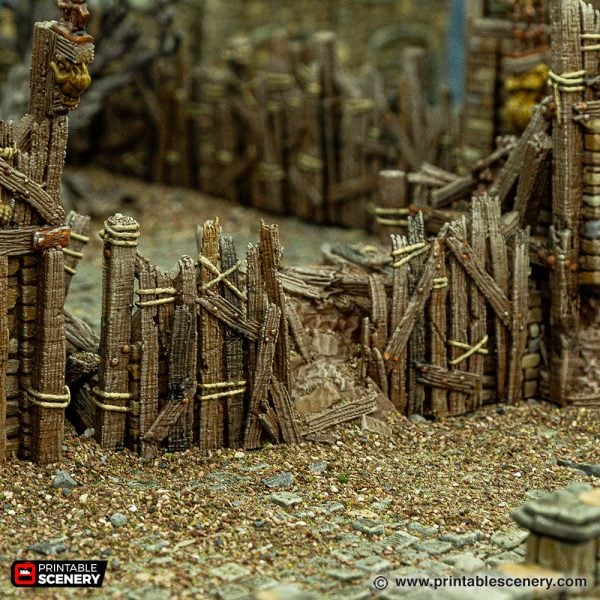 Ruined Ramshackle Ramparts 3d Print terrain