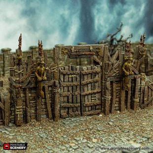 The Gates of Ramshackle 3d printed terrain