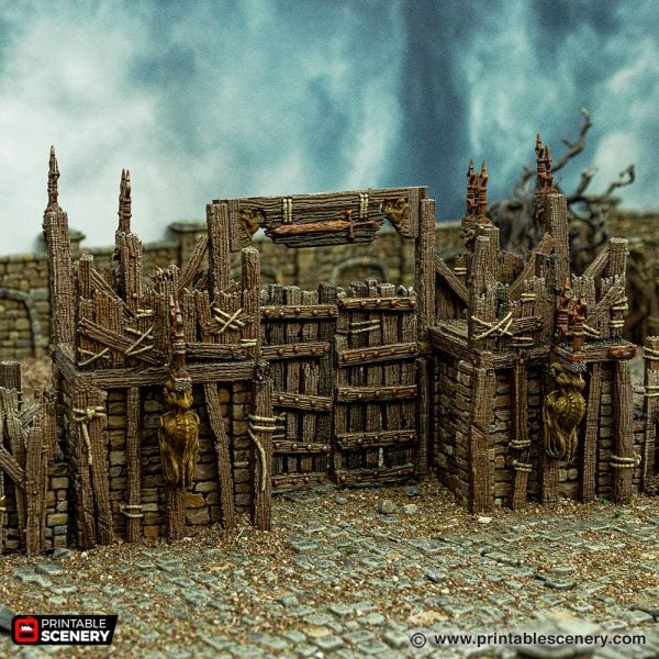 The Gates of Ramshackle 3d printed terrain