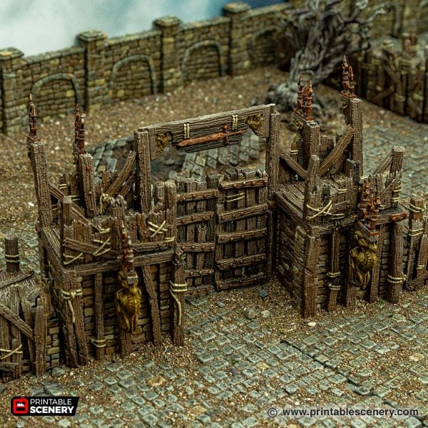 The Gates of Ramshackle 3d printed terrain