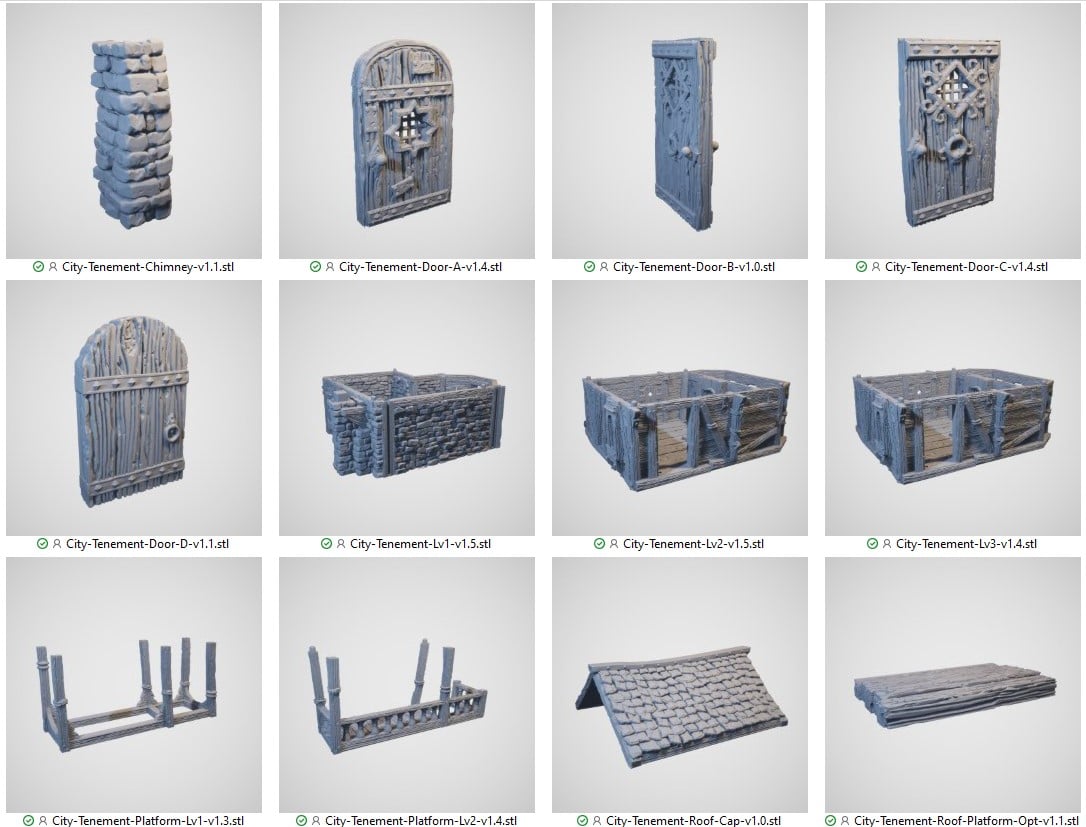 City Tenement 3d print file