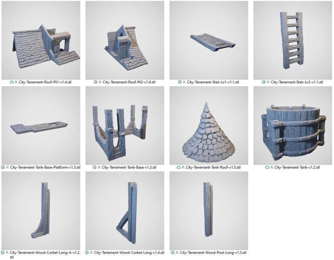 City Tenement 3d print file