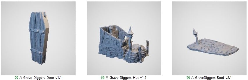 Grave Diggers Hut STL