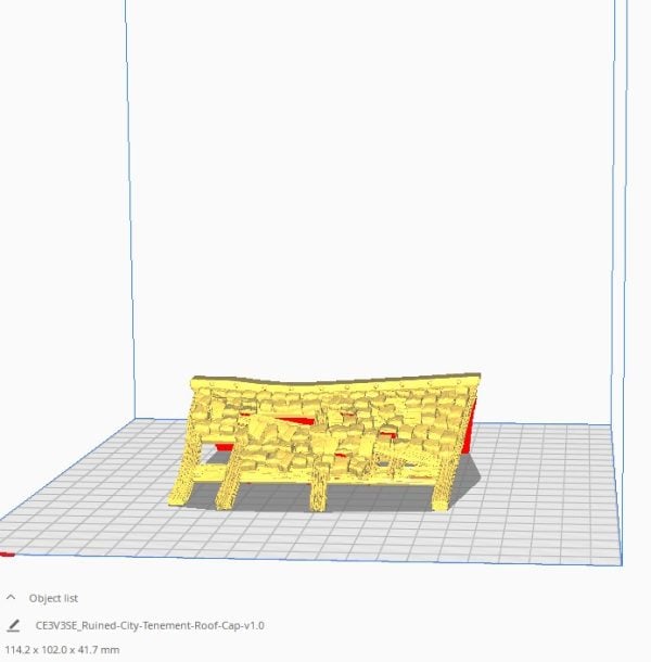 Ruined City Tenement 3d print file