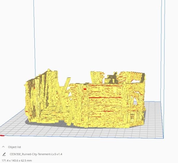 Ruined City Tenement 3d print file