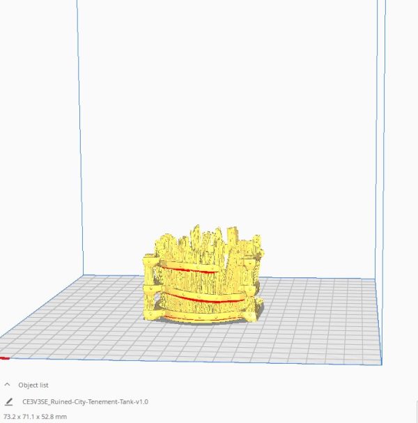 Ruined City Tenement 3d print file