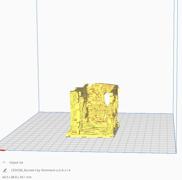 Ruined City Tenement 3d print file