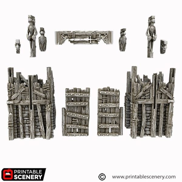 Gates of Ramshackle 3d print file